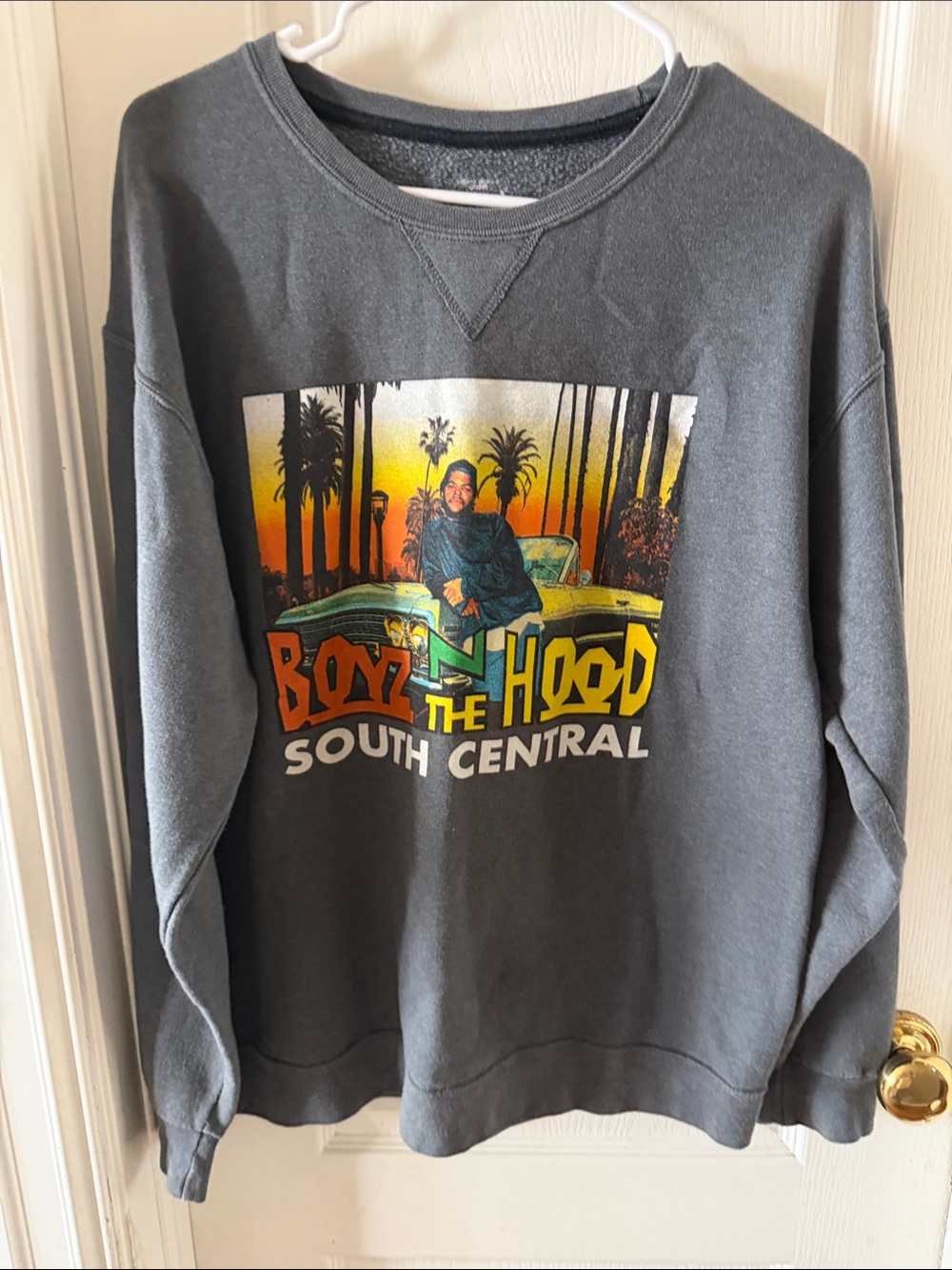 Boyz N The Hood South Central Graphic Sweatshirt - Charcoal
